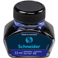 Atrament do piór SCHNEIDER, szklany kałamarz, 33ml, niebieski