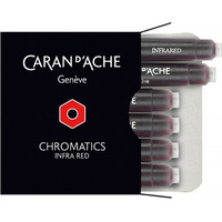 Naboje CARAN D'ACHE Chromatics Infra Red, 6szt., czerwone