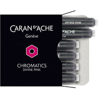 Naboje CARAN D'ACHE Chromatics Divine Pink, 6szt., rowe