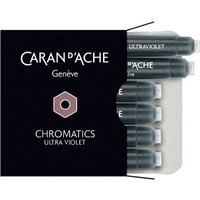 Naboje CARAN D'ACHE Chromatics Ultra Violet, 6szt., fioletowe