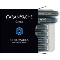 Naboje CARAN D'ACHE Chromatics Magnetic Blue, 6szt., jasnoniebieskie