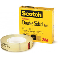 Tama biurowa, dwustronna SCOTCH? (665), 12mm, 22, 8m