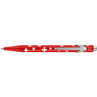 Dugopis CARAN D'ACHE 849 Swiss Flag, M, czerwony