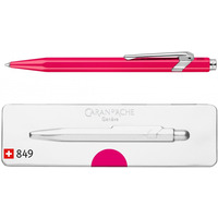 Dugopis CARAN D'ACHE 849 Pop Line Fluo, M, w pudeku, fioletowy