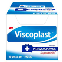 Plastry VISCOPLAST PRESTOPOR, 10x8cm, 100szt