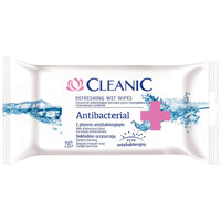 Chusteczki odwieajce CLEANIC Antybacterial, 15szt., biae