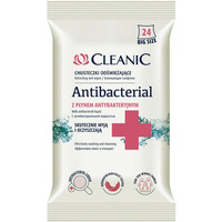 Chusteczki odwieajce CLEANIC Antybacterial, 24szt