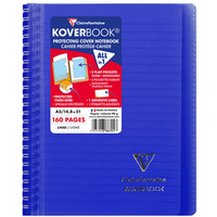 Koonotatnik CLAIREFONTAINE Koverbook, w lini, 80 kart., 14, 8x21cm, mix kolorw