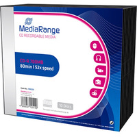 Pyta CD-R MEDIARANGE, 700MB, prdko 52x, 10szt., slimcase