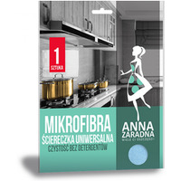 Mikrofibra ciereczka uniwersalna, ANNA ZARADNA, 1 szt., niebieski