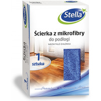 cierka z mikrofibry STELLA, do podogi, dwustronna, 1 szt., niebieski