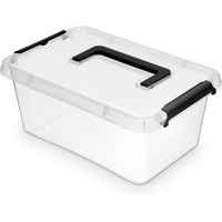 Pojemnik do przechowywania MOXOM Simple box, 4, 5l, z rczk, transparentny