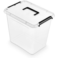 Pojemnik do przechowywania MOXOM Simple box, 30l, z rczk, transparentny