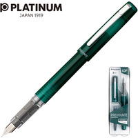 Piro wieczne Platinum Prefounte Dark Emerald, F, w plastikowym opakowaniu, na blistrze, zielone