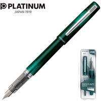 Piro wieczne Platinum Prefounte Dark Emerald, M, w plastikowym opakowaniu, na blistrze, zielone