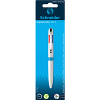 Dugopis automatyczny SCHNEIDER TAKE 4, M, 4 kolory wkadu, blister, mix kolorw