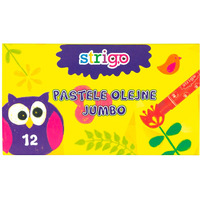 Pastele olejne JUMBO 12 kolorw STRIGO SSC029