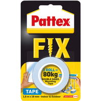 Tama dwustronna PATTEX FIX, 1, 5m x 19mm, 80kg