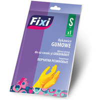 Rkawice gumowe FIXI, rozmiar S, 1 para, te