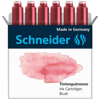 Naboje do pi�r SCHNEIDER, 6 szt., blush / ciemnor�owy