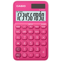 Kalkulator kieszonkowy CASIO SL-310UC-RD-BOX, 10-cyfrowy, 70x118mm, czerwony, box