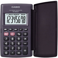 Kalkulator kieszonkowy CASIO HL-820LV-B BK, 8-cyfrowy, 127x104mm, czarny, box