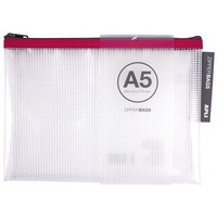 Torebka APLI Zipper Bag, A5, 235x175 mm, mix kolorw