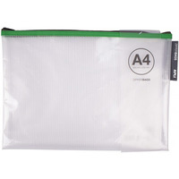 Torebka APLI Zipper Bag, A4, 355x255 mm, mix kolorw