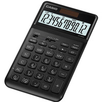 Kalkulator biurowy CASIO JW-200SC-BK-B, 12-cyfrowy 109x183, 5mm, czarny