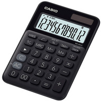 Kalkulator biurowy CASIO MS-20UC-BK-B, 12-cyfrowy, 105x149, 5mm, czarny