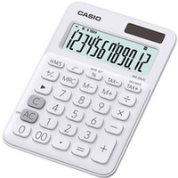 Kalkulator biurowy CASIO MS-20UC-WE-B, 12-cyfrowy, 105x149, 5mm, biay
