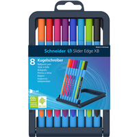 Zestaw długopisów SCHNEIDER Slider Edge, XB, 8 szt., miks kolorów