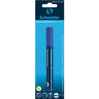 Marker permanentny SCHNEIDER Maxx 130, okrgy, 1-3mm, blister, niebieski