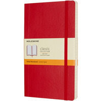 Notes MOLESKINE Classic L, 13x21cm, w linie, mikka oprawa, 192 strony, czerwony