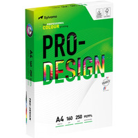 Papier ksero PRO-DESIGN FSC, satynowany, klasa A++, A4, 168CIE, 160gsm, 250 ark