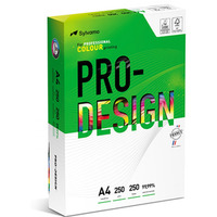 Papier ksero PRO-DESIGN FSC, satynowany, klasa A++, A4, 168CIE, 250gsm, 250 ark