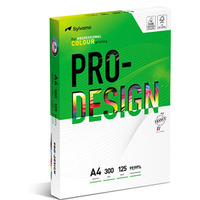 Papier ksero PRO-DESIGN FSC, satynowany, klasa A++, A4, 168CIE, 300gsm, 125 ark