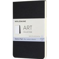 Art Sketch Pad Album MOLESKINE P (9x14 cm), 48 stron, czarny