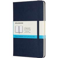 Notes MOLESKINE Classic M (11, 5x18 cm) w kropki, twarda oprawa, sapphire blue, 208 stron, niebieski