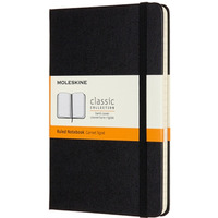Notes MOLESKINE Classic M (11, 5x18 cm) w linie, twarda oprawa, 208 stron, czarny