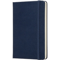 Notes MOLESKINE Classic P (9x14 cm) gadki, twarda oprawa, sapphire blue, 192 strony, niebieski