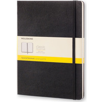 Notes MOLESKINE Classic XL (19x25cm) w kratk�, twarda oprawa, 192 strony, czarny