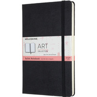 Notes MOLESKINE L (13x21cm) Art Bullet w kropki, twarda oprawa, 160 stron, czarny