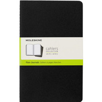 Zestaw 3 Zeszyt�w MOLESKINE Cahier Journals L (13x21cm) g�adki, 80 stron, czarny