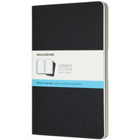 Zestaw 3 Zeszyt�w MOLESKINE Cahier Journals L (13x21cm) w kropki, 80 stron, czarny