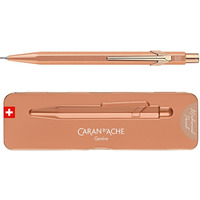 Owek automatyczny CARAN D'ACHE 844 Brut Rose, w pudeku, rowe zoto