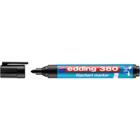 Marker do flipchartw e-380 EDDING, 1, 5-3mm, czarny