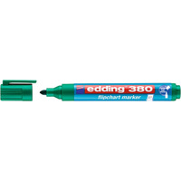 Marker do flipchartw e-380 EDDING, 1, 5-3mm, zielony