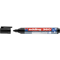 Marker do tablic e-360 EDDING, 1, 5-3mm, czarny