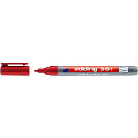 Marker do tablic e-361 EDDING, 1mm, czerwony